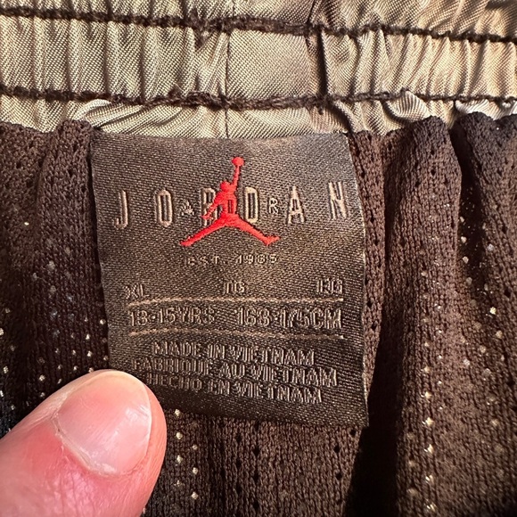 Nike Air Jordan Shorts Boys Youth Size XL 13-15 Smoke Dye Lined Basketball - Picture 4 of 9